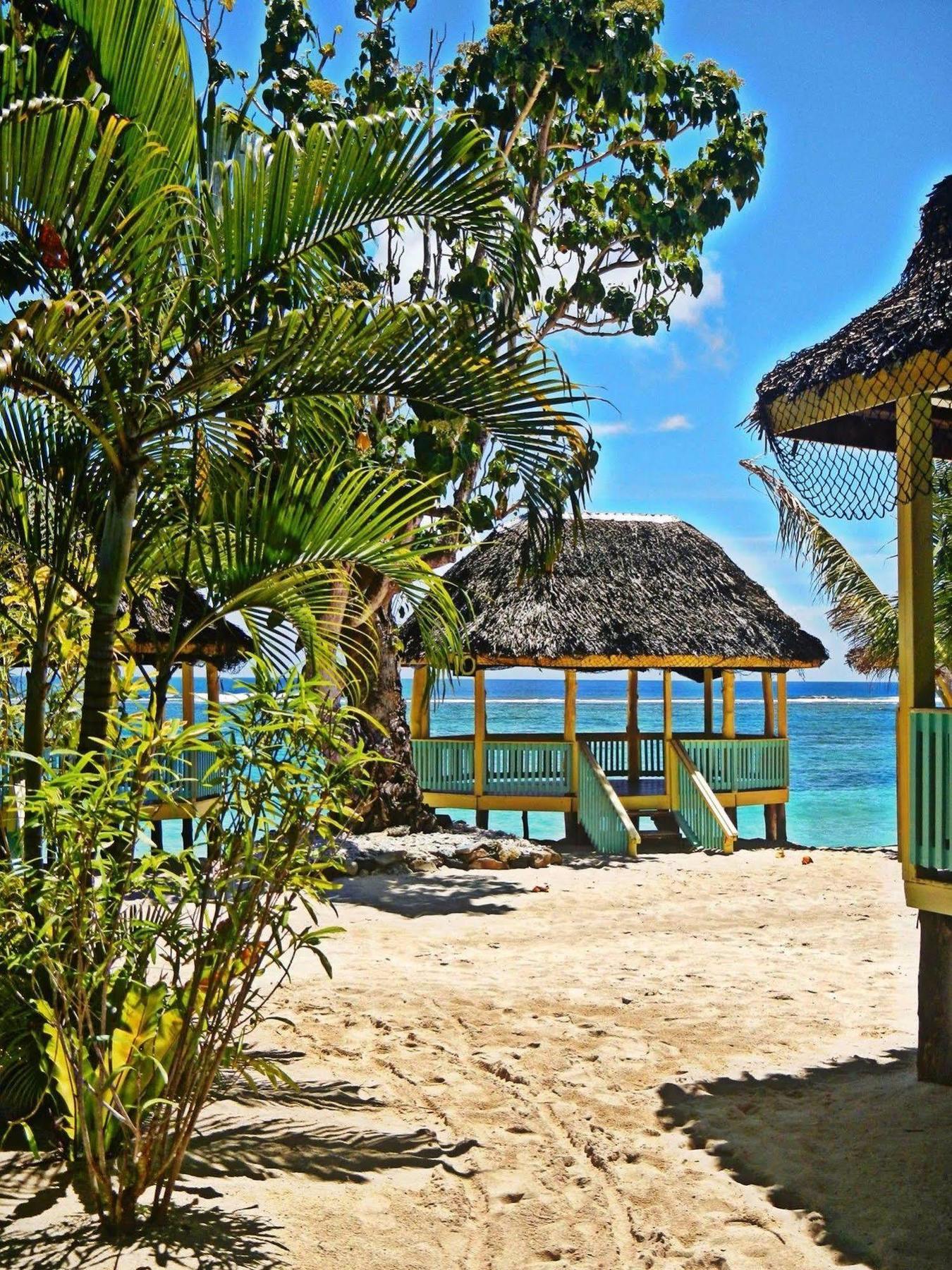 Taufua Beach Fales Lalomanu Екстер'єр фото