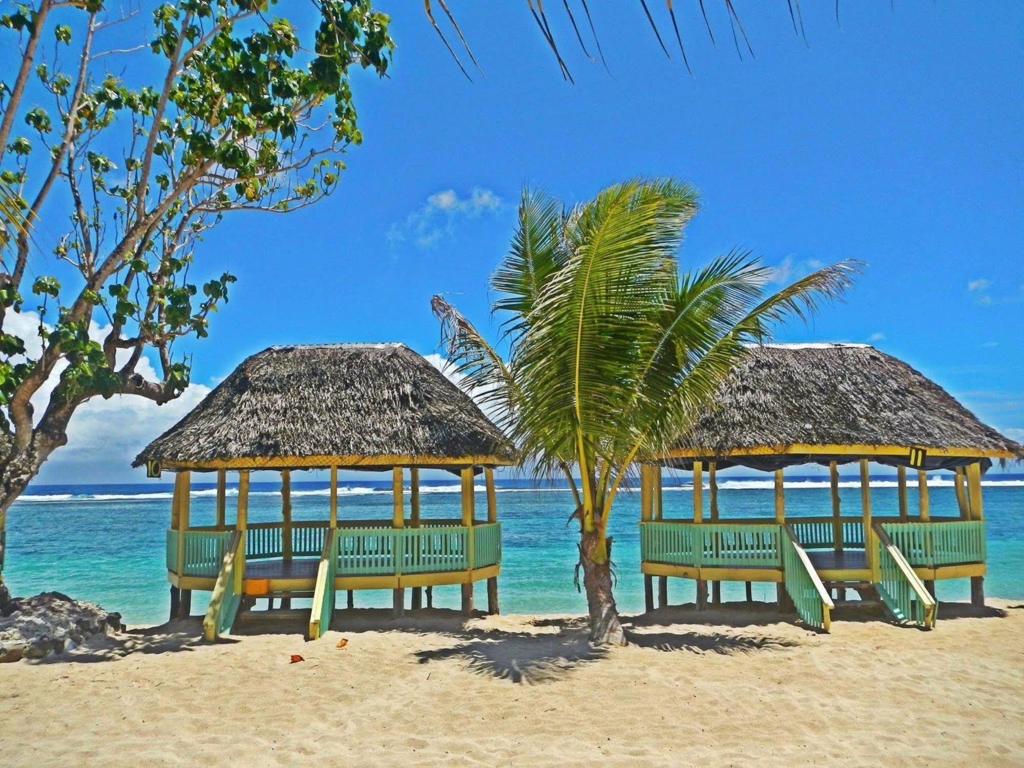Taufua Beach Fales Lalomanu Екстер'єр фото
